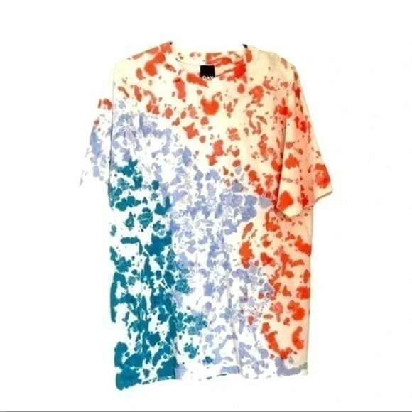 Day by Daydreamer tie dye oversized unisex t-shirt short sleeves NWOT si… - Picture 1 of 7
